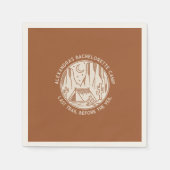 Berg Camping Weekend Bachelorette Servet (Voorkant)