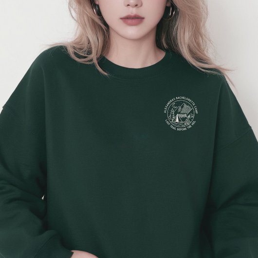 Berg Camping Weekend Bachelorette Trui