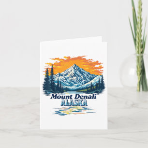  berg Denali National Park Alaska Mountain S Kaart