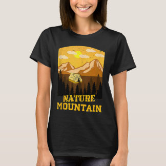 Berg- en bosscène Silhouette-Tanktop 9 T-shirt