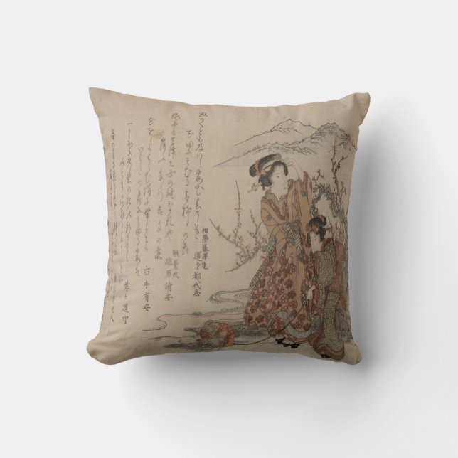 Berg Geishas Kussen (Voorkant)