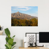 Berg in de Sierra Blanca Poster (Thuiskantoor)