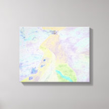 Berg Licht Canvas Print