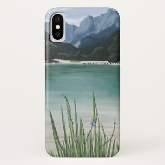 Berg met meerontwerp Case-Mate iPhone case (Achterkant)