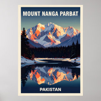 Berg Nanga Parbat V04 Poster