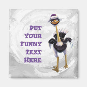 Berg onderweg naar Ostrich Magneet