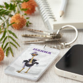 Berg onderweg naar Ostrich Sleutelhanger (Voorkant Rechts)