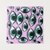 Berg oog. Abstract pictogram.  Wandkleed (Voorkant (horizontaal))