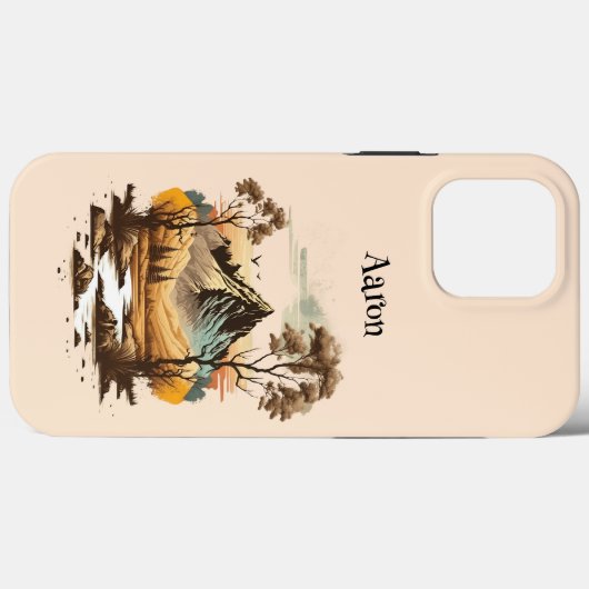 Berg Outdoor Avontuur Case-Mate iPhone Case (Achterkant (horizontaal))