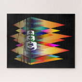 BERG REGENBOOG OLIFANT LEGPUZZEL (Horizontaal)