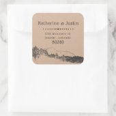 Berg retraite ⎢ Retour adres sticker (Tas)