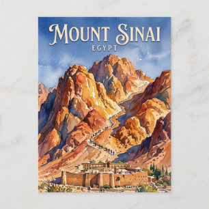 Berg Sinaï Egypte Briefkaart