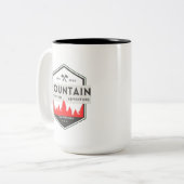 Berg Tweekleurige Koffiemok (Voorkant links)