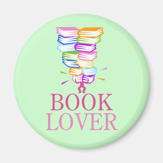 Berg van boeken Koelkast Magnet Gift Magneet (Voorkant)