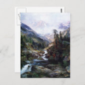 Berg van het Heilige Kruis door Thomas Moran Briefkaart (Voorkant / Achterkant)