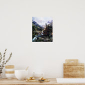 Berg van het Heilige Kruis door Thomas Moran Poster (Keuken)