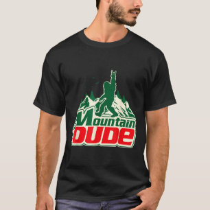 Berg vent aan het wandelen, grappige wandelende be t-shirt