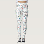 Berg Wandelpatroon Leggings (Voorkant)