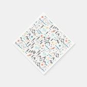 Berg Wandelpatroon Servet (Hoek)