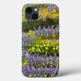 Berg Wildbloemen iPhone 13 Hoesje