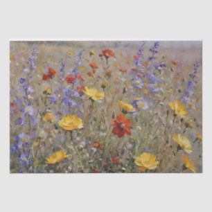 Berg Wilde Bloemen Decoupage Tissuepapier