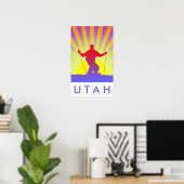 bergafski UTAH Poster (Thuiskantoor)
