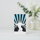 bergafwaarts visitekaartje (Staand voorkant)