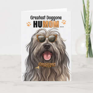 Bergamasco Dog Greatest HuMOM Moederdag Feestdagen Kaart
