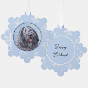Bergamasco-schapenhoeshond Schilderij - Cute Origi Ornament Kaart