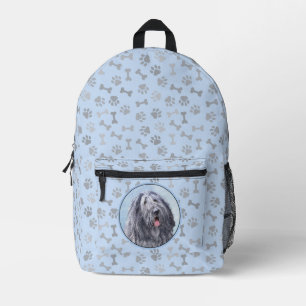 Bergamasco-schapenhoeshond Schilderij - Mooie Orig Bedrukte Rugzak