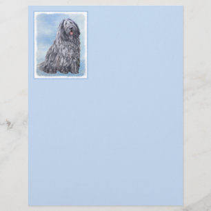 Bergamasco Sheepdog Painting - Cute Original Dog A