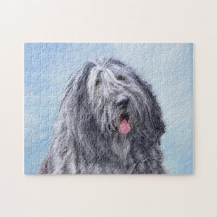 Bergamasco Sheepdog Painting - Cute Original Dog A Legpuzzel