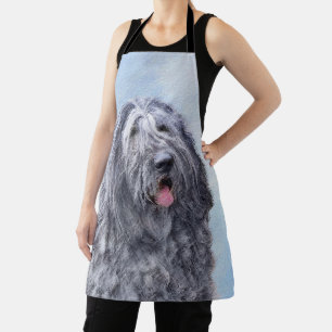 Bergamasco Sheepdog Painting - Cute Original Dog A Schort