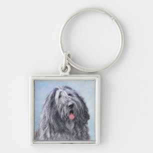 Bergamasco Sheepdog Painting - Cute Original Dog A Sleutelhanger