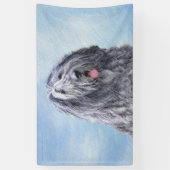 Bergamasco Sheepdog Painting - Cute Original Dog A Spandoek (Verticaal)