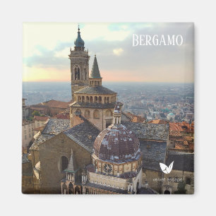 Bergame, Italie - aimant frigo de Velvet Escape