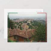 Bergamo - Italië Briefkaart (Voorkant / Achterkant)
