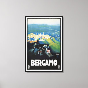  Bergamo Italy Landscape Travel Print