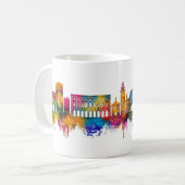 Bergamo Italy Skyline Koffiemok (Voorkant links)