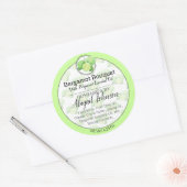 Bergamot Citrus Handgemaakte Artisan Gift Label (Envelop)