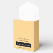 Bergamot en Jasmine Handgemaakte Zeep Favor Box Bedankdoosjes (Geopend)