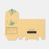 Bergamot en Jasmine Handgemaakte Zeep Favor Box Bedankdoosjes (Uitgevouwen)