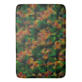 Bergamot huidtextuur in groen en sterk sinaasappel badmat (Voorkant Verticaal)