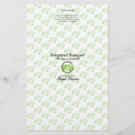 Bergamot zeep Packaging Wrapper | Lijnpapier