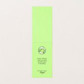 Bergamot Zelfgemaakt Bad & Body Label | Cadeau Lab Kaart (Binnenkant ongevouwen)