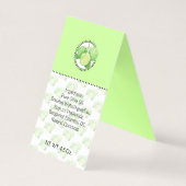 Bergamote Étiquette pour Bain & Corps Faits Maison (Back)