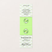 Bergamote Étiquette pour Bain & Corps Faits Maison (Outside Unfolded)