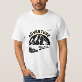 Bergavontuur Kamperen Natuur T-shirt