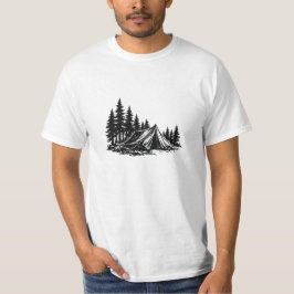 Bergavontuur Kamperen Natuur T-shirt