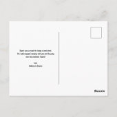 Bergavontuur Rustig Bedankt Briefkaart (Achterkant)